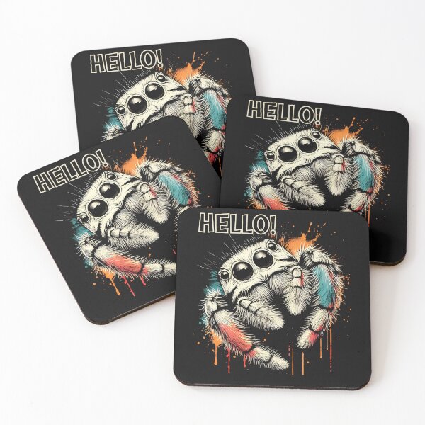 Item preview, Hello from Jumping Spider designed and sold by Wisnak SHOP.