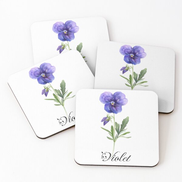 Item preview, Birthday Violet Flower designed and sold by ArtbyAiGallery.