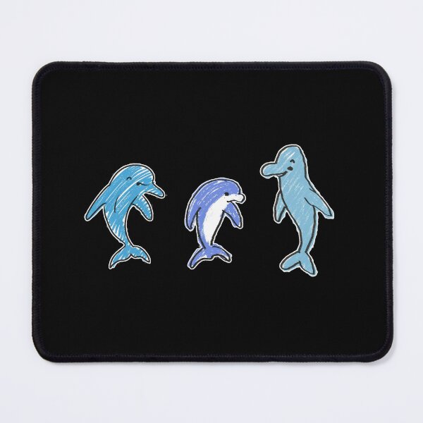 Item preview, crayon dolphin animals designed and sold by FORPOTATOPARTY.