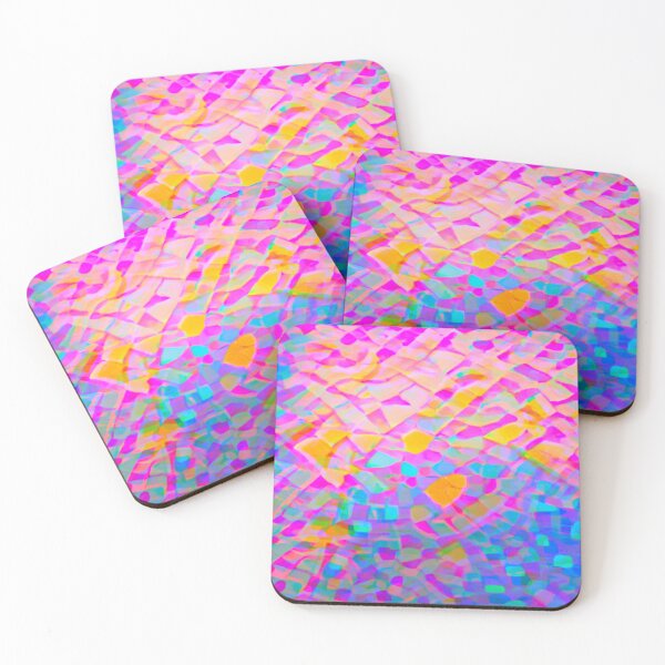 Item preview, Vibrant Fusion: Blue and Pink Bright Pattern designed and sold by GrizzlyCollective.