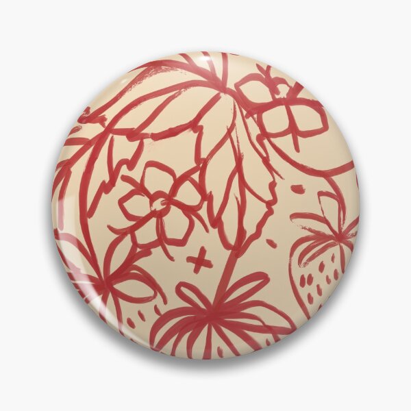 Item preview, Strawberry Field - Line Art Illustration designed and sold by Pilar Bidó.