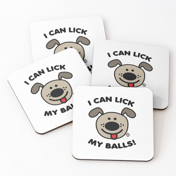 Item preview, I CAN LICK MY BALLS DOG designed and sold by TODD GOLDMAN.