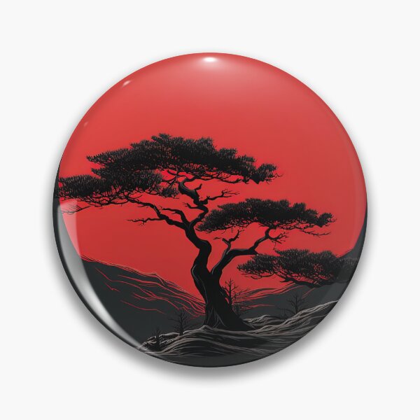 Item preview, Juniper tree | Red minimalism designed and sold by ComicsFactory.