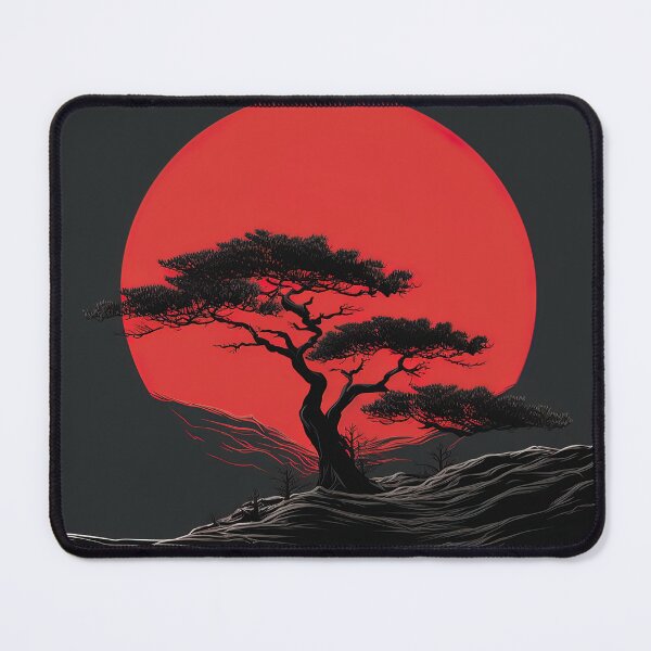 Item preview, Juniper tree | Red minimalism designed and sold by ComicsFactory.