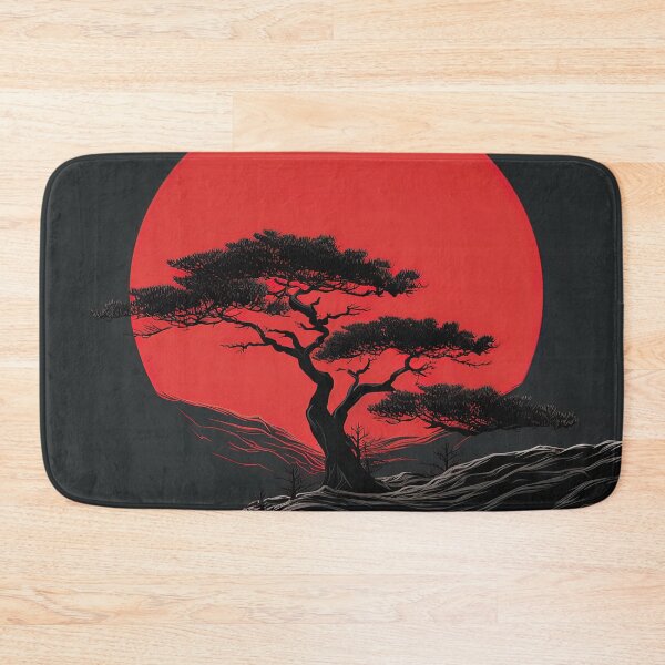 Item preview, Juniper tree | Red minimalism designed and sold by ComicsFactory.