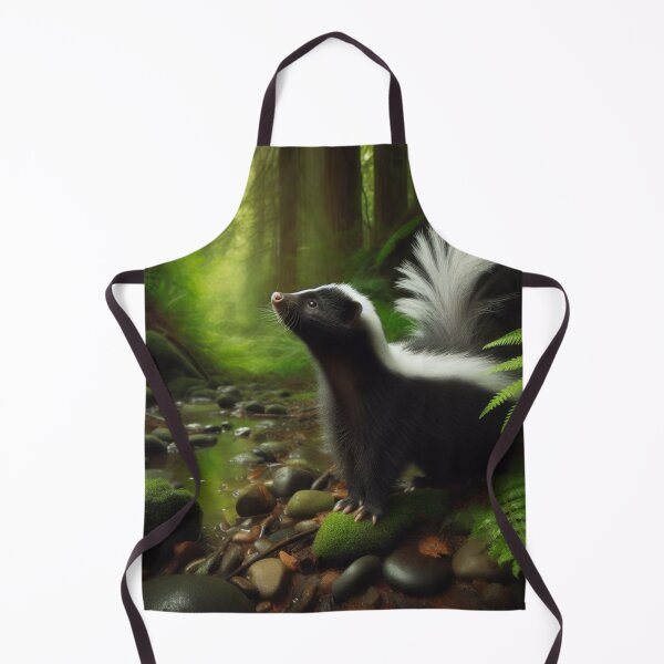 Item preview, Pungent Prowler - Skunk in Nighttime Ambush designed and sold by ProgressMagnet.