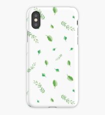 Green Leaves iPhone Case