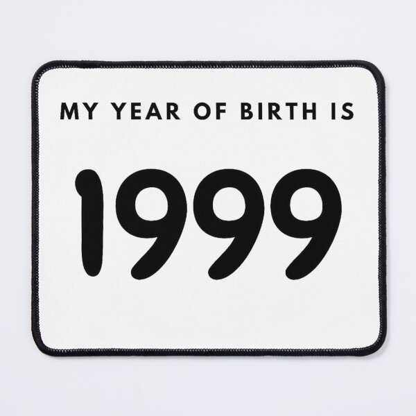 Item preview, My Year of Birth is 1999 designed and sold by LittleWorldShop.