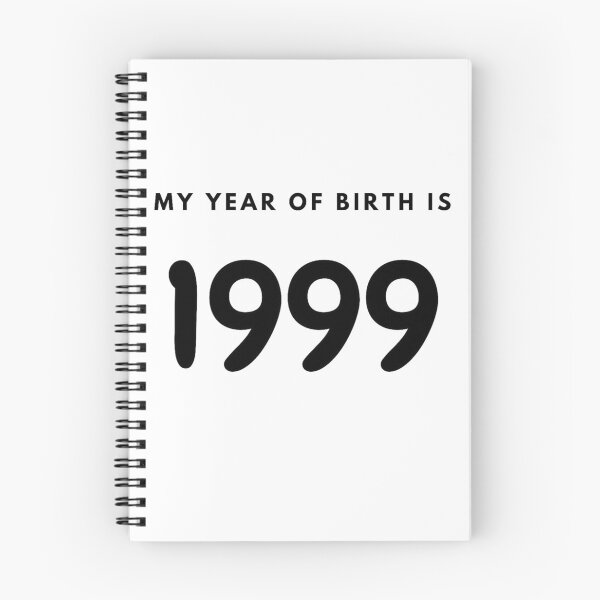 Item preview, My Year of Birth is 1999 designed and sold by LittleWorldShop.