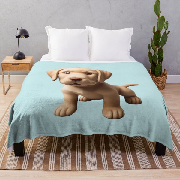 Item preview, 3D Blond Labrador Mix Puppy designed and sold by MartineP77.