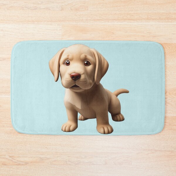 Item preview, 3D Blond Labrador Mix Puppy designed and sold by MartineP77.