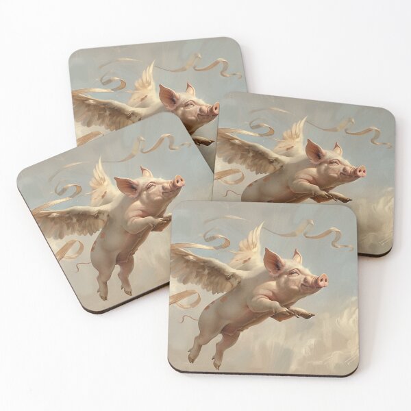 Item preview, pig on redbull designed and sold by PricklyPeanut.
