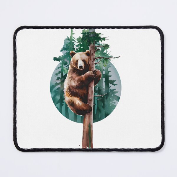 Item preview, Bear climbing in a tree designed and sold by Tajdi.
