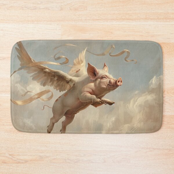Item preview, pig on redbull designed and sold by PricklyPeanut.