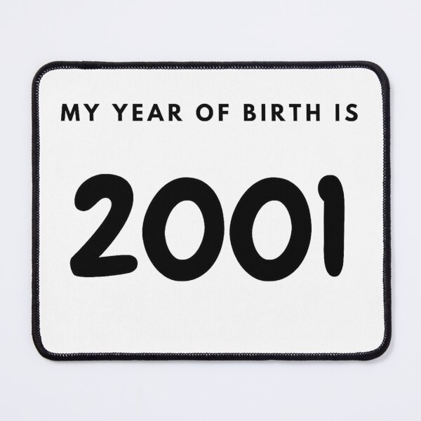 Item preview, My Year of Birth is 2001 designed and sold by LittleWorldShop.