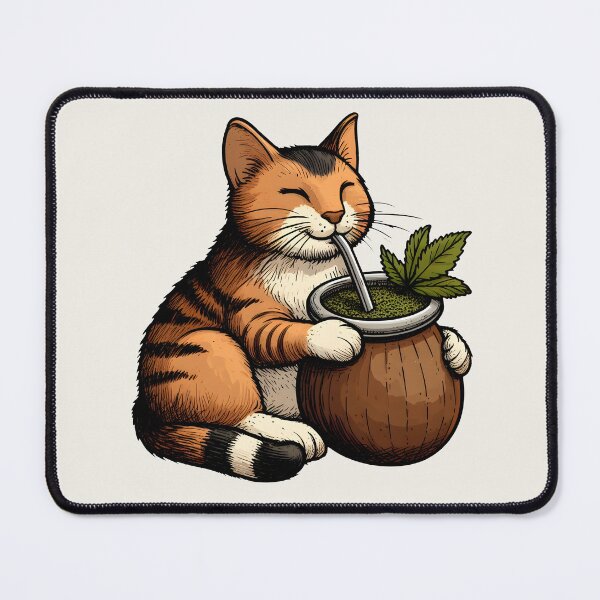Item preview, Yerba Mate Cats Sheet designed and sold by Beanster-nl.