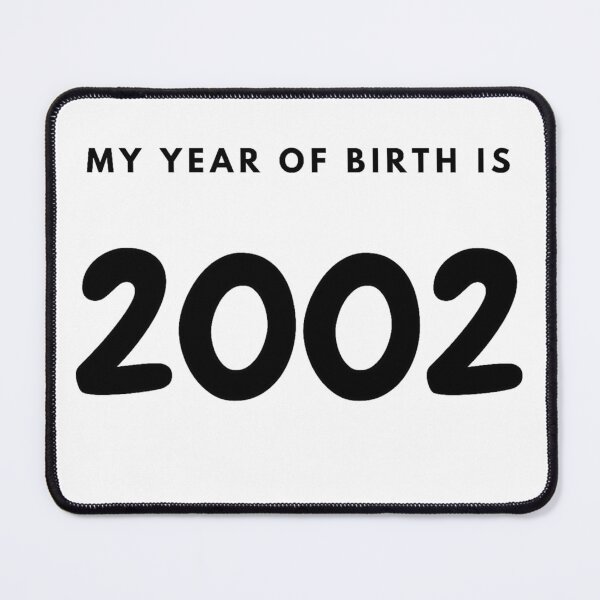 Item preview, My Year of Birth is 2002 designed and sold by LittleWorldShop.