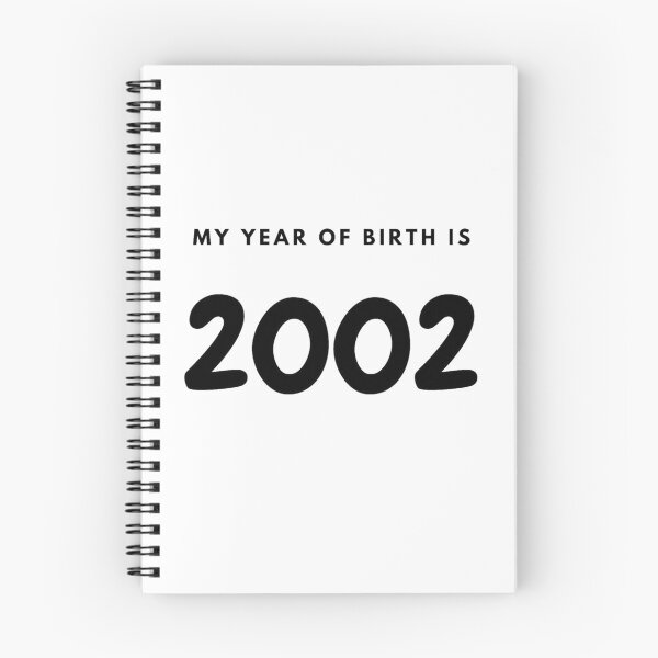Item preview, My Year of Birth is 2002 designed and sold by LittleWorldShop.