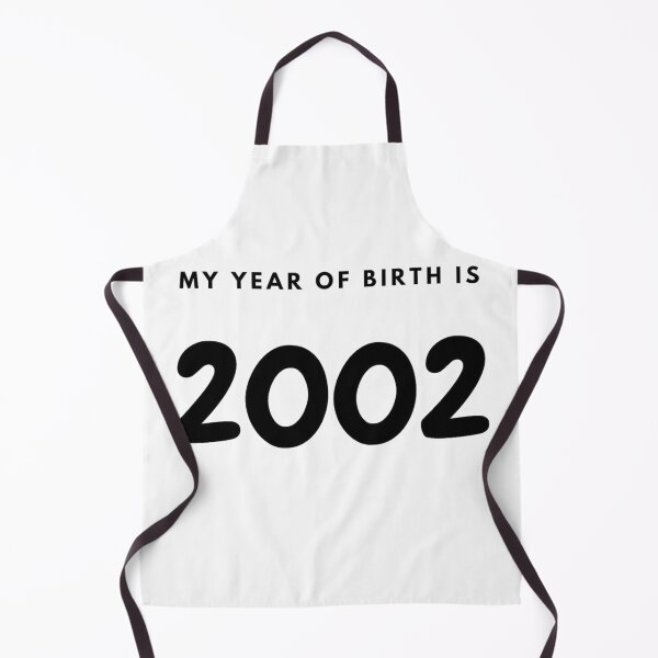 Item preview, My Year of Birth is 2002 designed and sold by LittleWorldShop.