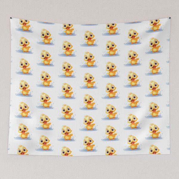 Item preview, Happy smiling duckling in the water designed and sold by GoodThings66.