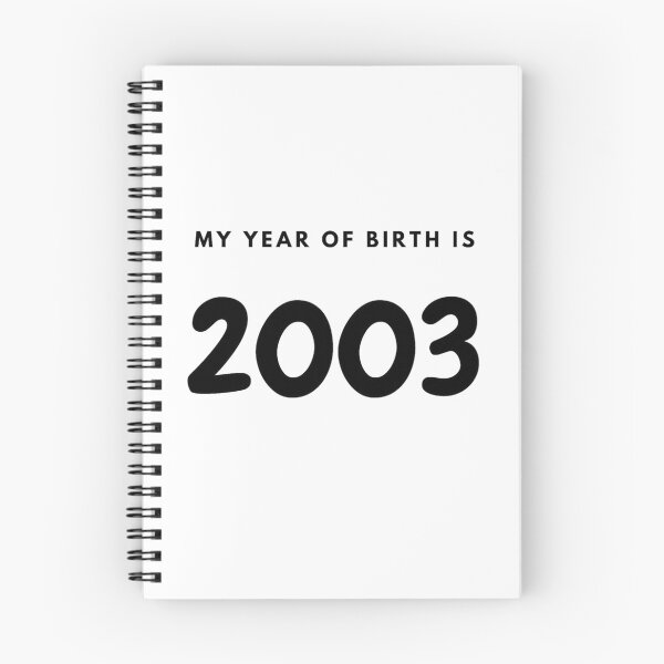 Item preview, My Year of Birth is 2003 designed and sold by LittleWorldShop.