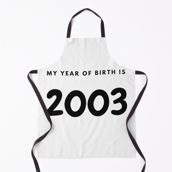 Item preview, My Year of Birth is 2003 designed and sold by LittleWorldShop.