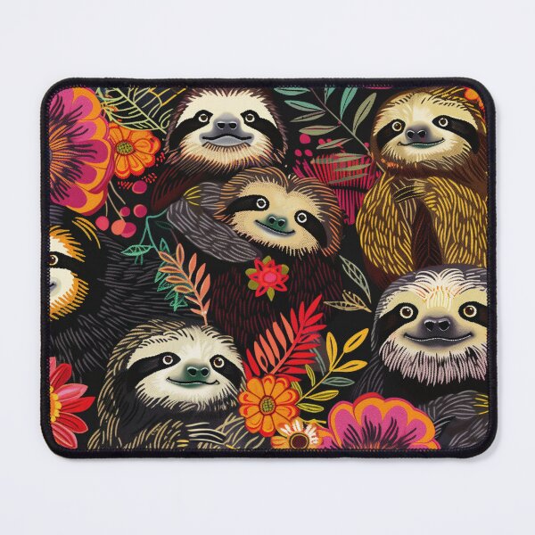 Item preview, sloth party designed and sold by PricklyPeanut.