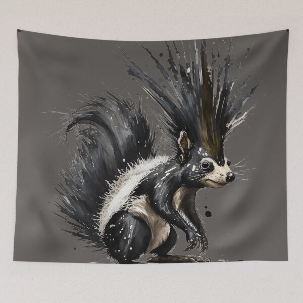 Item preview, Punk skunk designed and sold by Vilemo.