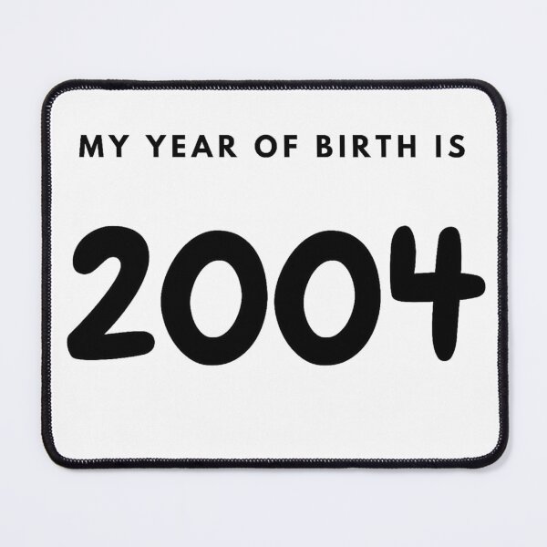 Item preview, My Year of Birth is 2004 designed and sold by LittleWorldShop.