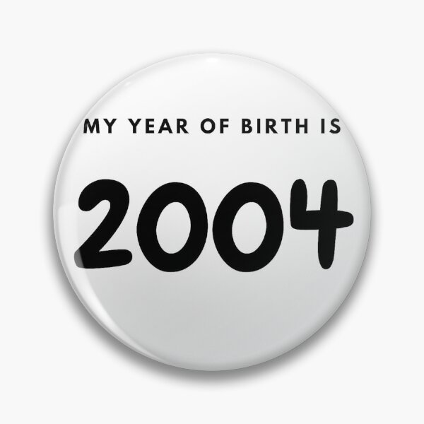 Item preview, My Year of Birth is 2004 designed and sold by LittleWorldShop.
