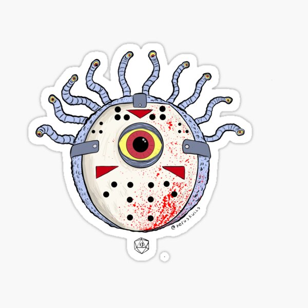 Friday the 13th Beholder Sticker
