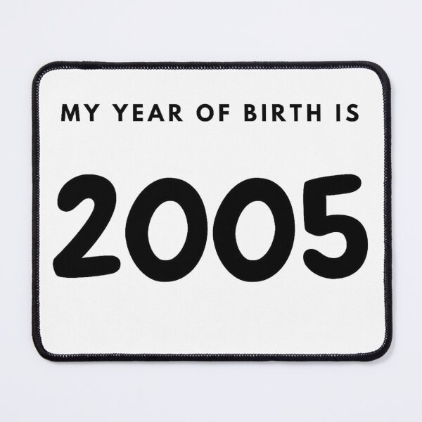 Item preview, My Year of Birth is 2005 designed and sold by LittleWorldShop.