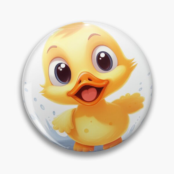 Item preview, Happy smiling duckling in the water designed and sold by GoodThings66.