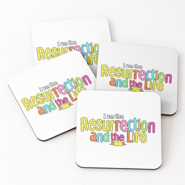 Item preview, Vibrant Faith Design: I am the Resurrection and Life designed and sold by Crow8ster.
