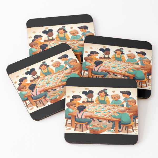 Item preview, Children's Learn Words Wall Art and Puzzle designed and sold by Cupideros.