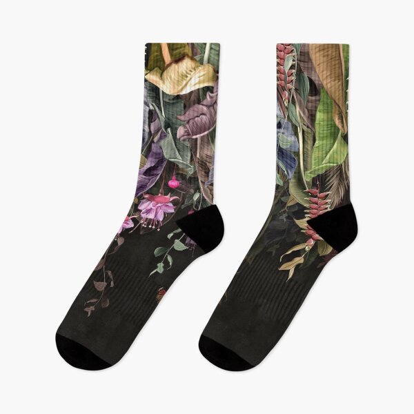 Item preview, Copy of tropical hanging plants Palm leaves and flower, Birds Butterflies Vintage Painting designed and sold by hAITHAM1985.