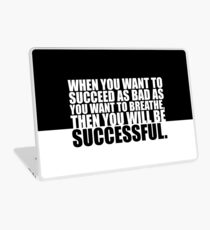When you want to... “Eric Thomas” Gym Motivational Quote Laptop Skin