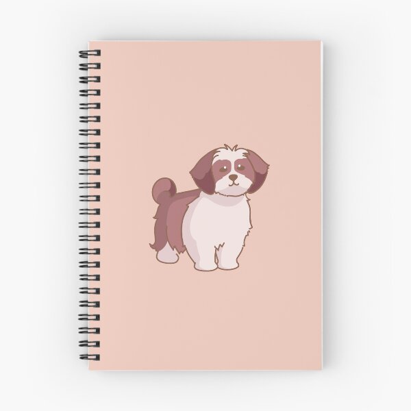 Item preview, Simple liver and white Shih Tzu designed and sold by PupBubble Art.