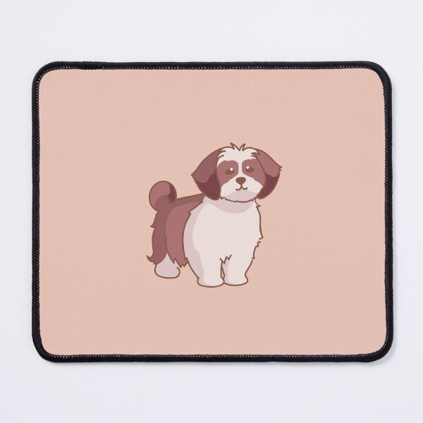Item preview, Simple liver and white Shih Tzu designed and sold by PupBubble Art.