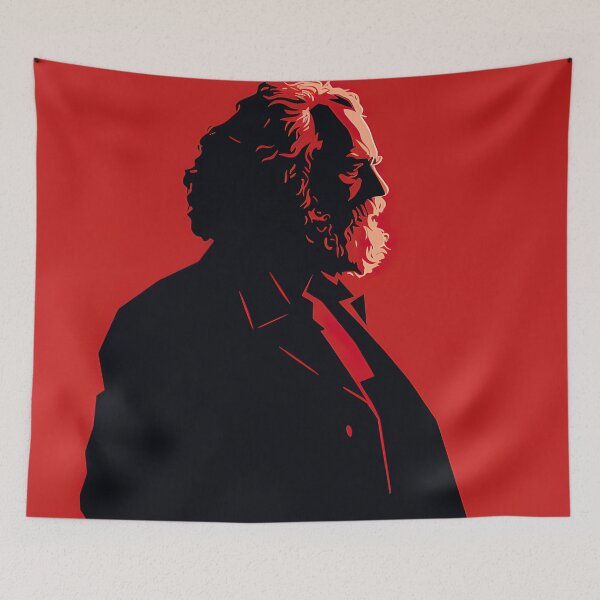 Item preview, Karl Marx | Red minimalism designed and sold by ComicsFactory.