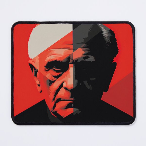 Item preview, Karl Popper | Red minimalism designed and sold by ComicsFactory.