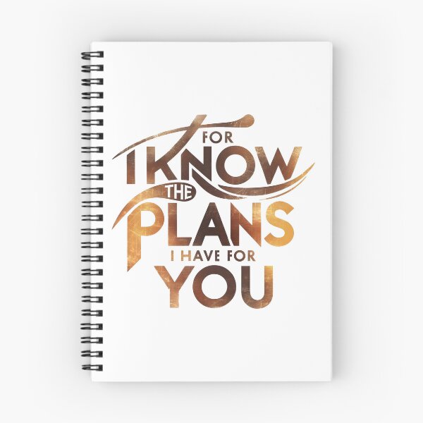 Item preview, For I Know The Plans I Have For You! Gold Christian designed and sold by PMCreative.