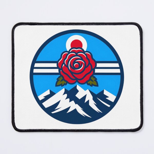 Item preview, Alberta Wild Rose and Mountains Design designed and sold by YegMark.