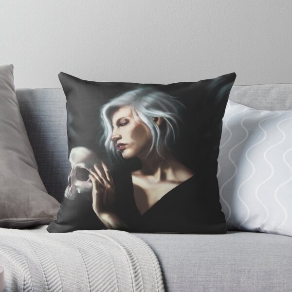 Lady Death Throw Pillow