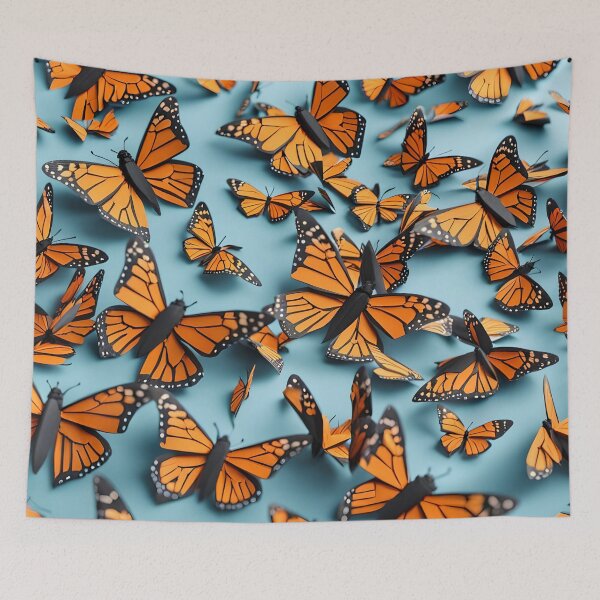 Item preview, Arte Origami - Majestad Monarca: Una Sinfonía Aleteante de Mariposas designed and sold by ArtfulFolds.