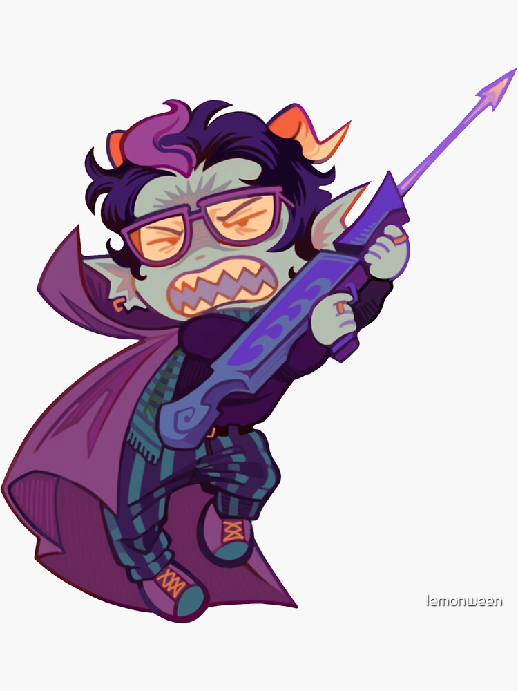 Thumbnail 3 of 3, Sticker, Eridan Ampora designed and sold by lemonween.