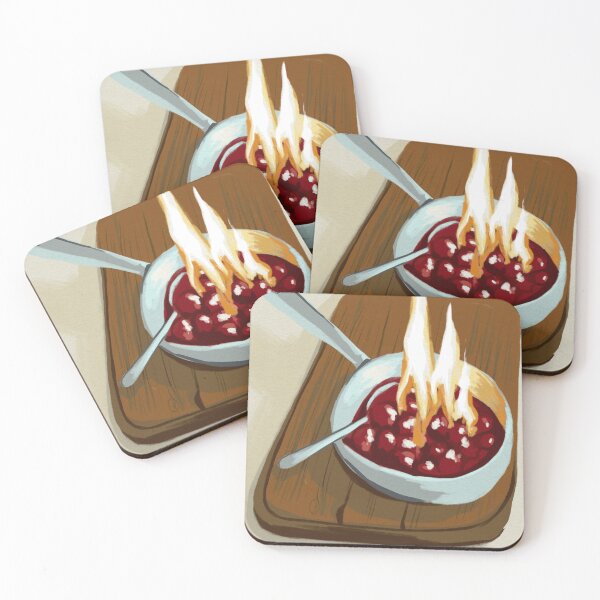 Item preview, Cherries Jubilee - Illustration  designed and sold by Pilar Bidó.
