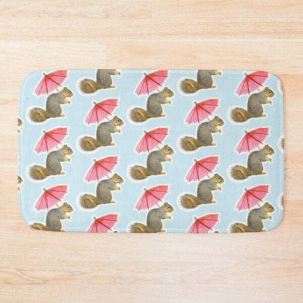 Item preview, Squirrel with Pink Parasol designed and sold by catsclips.