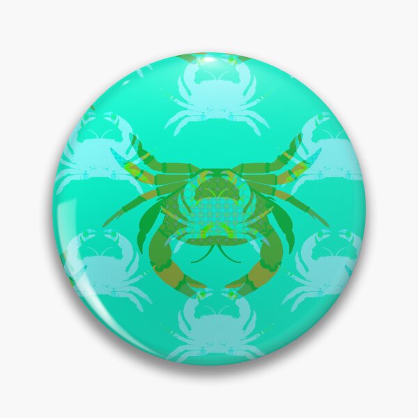 Item preview, Fresh aquatic crab pattern. designed and sold by Meteryards.