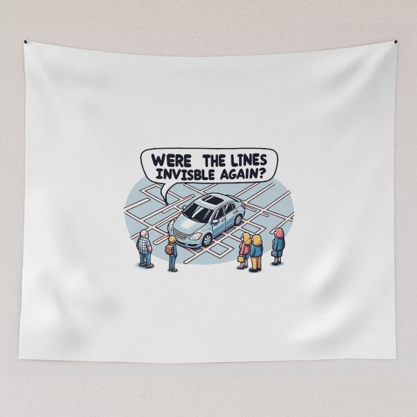Item preview, Invisible Parking Lines designed and sold by creativechaster.